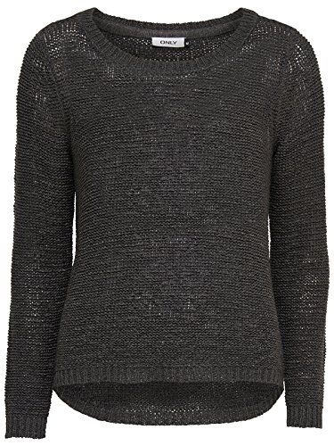 Only onlGEENA XO L/S PULLOVER KNT NOOS, Suéter para Mujer, Negro (Black), L
