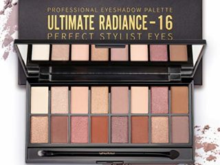 Onlyoily Paleta De Sombras De Ojos Profesionales - Paleta Maquillaje - Altamente Pigmentados 16 Colores Brillantes y Mate