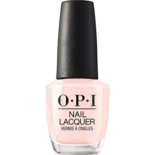 OPI Nail Polish, Esmalte Uñas Duración de Hasta 7 Días, Efecto Manicura Profesional, Tonos Blancos, Beiges y Rosas, Mimosas for Mr. & Mrs., 15 ml