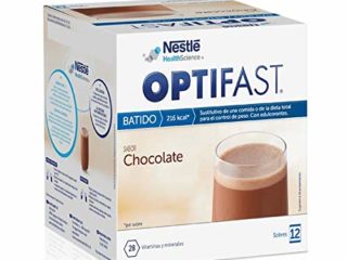 Optifast® Batido - Chocolate - 12 sobres de 55 g - Sustitutivos de comida - Ayuda para perder peso o a mantenerlo después de haberlo perdido