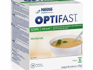 Optifast® Sopa - Verduras - 8 sobres de 55 g - Sustitutivos de comida - Ayuda para perder peso o a mantenerlo después de haberlo perdido