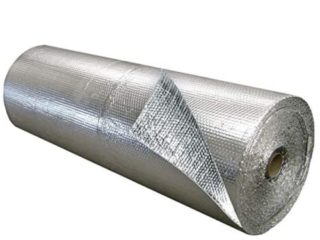 Optimer System - Aislante Termico Reflexivo MULTICAPA 100% Aluminio para Frio/Calor - Aislamiento Termico para Paredes Techo Suelo Fachada Buhardilla Obra Reforma Uso Profesional - Rollo (42m2)