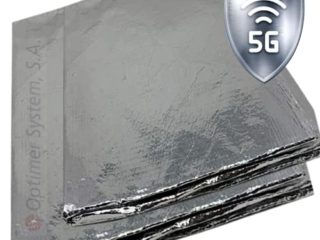 Optimer System – Panel Inhibidor de Frecuencia, Bloqueador de Radiación Electromagnética, Reduce y Atenúa el Efecto Causado por Señales Móvil, EMF, RFID, EMI, RMI, GPS, Wifi (1,20x2,5m)