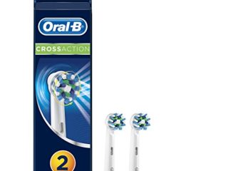 Oral-B Cross Action - Cabezales para cepillo de dientes, pack de 2