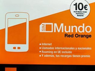 Orange PREPAGO Mundo SIM 10