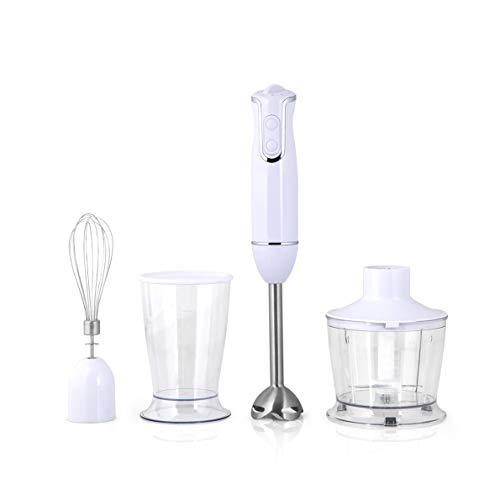 Orbegozo BT 2660 - Batidora de mano, incluye picadora, varilla para montar y vaso medidor, 800 W de potencia, 2 velocidades, brazo INOX