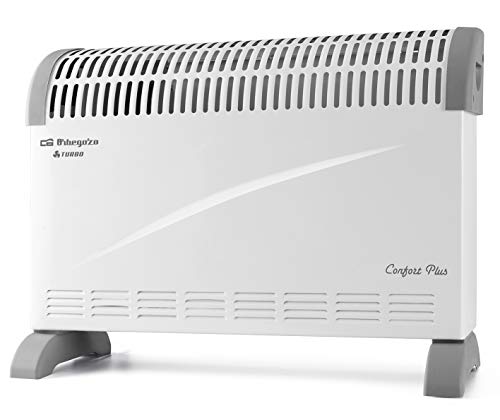 Orbegozo CV 2300 A - Convector, 3 niveles de potencia, termostato regulable, asas de transporte, 2000 W