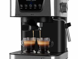 Orbegozo Ex 6000 - Cafetera Para Espresso Y Cappucino, 20 Bar De Presión, Depósito 1,5 L, Apta Para Monodosis, 1050 W De Potencia