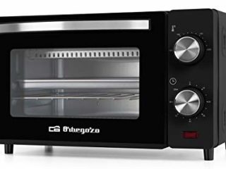 Orbegozo HO 980 - Horno eléctrico de sobremesa, 10 litros de capacidad, calor superior/inferior, temporizador, termostato regulable, 650 W