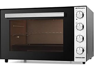 Orbegozo HOT 710 - Horno eléctrico de sobremesa con convección, 70 L, rustidor, termostato regulable, luz interior, temporizador, grill, 2000 W