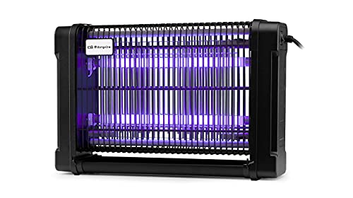 Orbegozo Mq 5016 - Mata Mosquitos Eléctrico Para Uso Interior, Área De Acción De 50 M2, Luz Ultravioleta, Bandeja Extraíble, Rejilla Protectora, 16 W