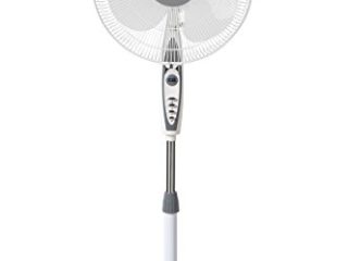 Orbegozo Sf 0147 - Ventilador De Pie Oscilante, 3 Niveles De Ventilación, Tamaño Aspas 40 Cm, Altura Regulable, 50 W, Blanco