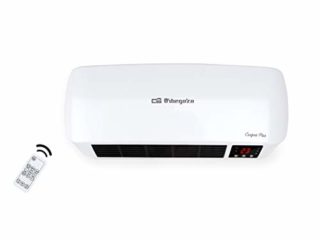 Orbegozo SP 6000 – Calefactor de baño Split programable con mando a distancia, 2000 W, 2 niveles de potencia y modo ventilador, Color Blanco