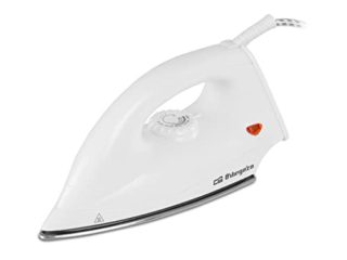 Orbegozo SV 1260 - Plancha en Seco sin Vapor, Regulador de Temperatura, Sistema de Seguridad Contra Sobrecalentamiento, Cable Extra Largo, Diseño Ergonómico, 1200 W, Color Blanco