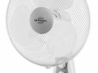 Orbegozo WF 0139 - Ventilador de pared, oscilante, 3 velocidades, temporizador, cabezal inclinable, aspas 40 cm, 40 W, blanco
