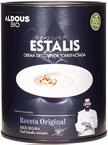 Organic & Ready To Eat | Crema Ecológica de Coliflor Torrefactada | Receta Gourmet de Chef Estrella Michelín | Real Food - Ingredientes Reales | Sin Conservantes - Sin Colorantes - Sin Aditivos
