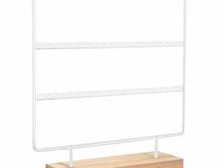 Organizador de Pendientes, Soporte para Pendientes para Colgar (66 Agujeros y 3 Capas)