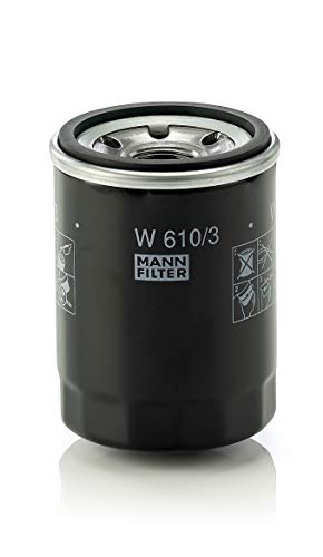 Original MANN-FILTER Filtro de aceite W 610/3 – Para automóviles y vehículos de utilidad