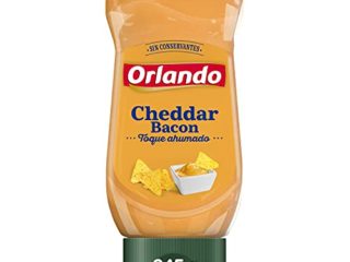 ORLANDO Salsa Queso Cheddar Con Bacon envase 235g