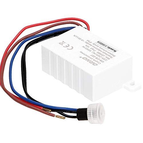 ORNO CR-227 Interruptor Crepuscular 230v con ajuste de sensibilidad y sonda externa IP54