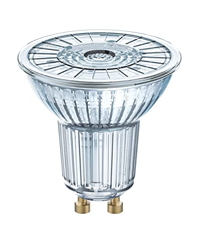 OSRAM Lámpara reflectora LED Star Value PAR16 con ángulo de visión de 36 grados, casquillo GU10, 2,6 vatios, blanco cálido (2700K), sustituye a las lámparas spot convencionales de 35W, paquete de 1