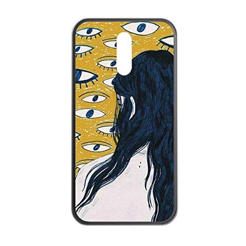 Oujietong Funda para ZTE Nubia Red Magic 5G Lite Lite Funda Carcasa Case Cover V-19