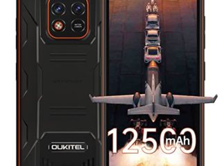 OUKITEL WP18 (2022) Telefono Movil Resistente, 12500mAh Batería Smartphone Todoterreno, 4GB RAM+32GB ROM 1TB Expandible Moviles Baratos Irrompible, 5.93 Pulgadas 13MP+5MP Cámara, Android 11, Doble SIM