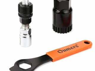 Oumers Extractor de la manivela de la Bici Removedor de pedalier con Llave Inglesa de 16 mm, Kit de Herramientas de reparación de Llaves