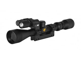 Outletdelocio Visor Gamo. Mira telescópica 3-9x40 con Zoom. Incluye Linterna y Punto Rojo. Especial para Tiro Deportivo