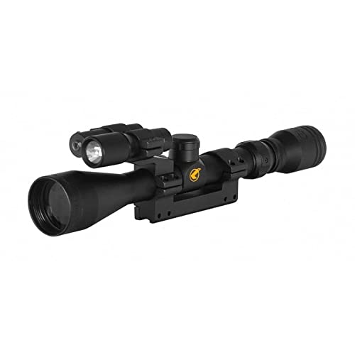 Outletdelocio Visor Gamo. Mira telescópica 3-9x40 con Zoom. Incluye Linterna y Punto Rojo. Especial para Tiro Deportivo
