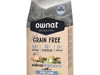 Ownat Pienso para Perros de Cordero Sin Granos (14 kg) Perros con Ingredientes Naturales sin Preservantes ni Colorantes, Comida Alta en Proteínas.