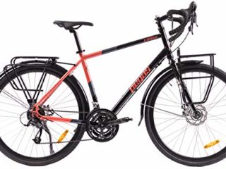 P-Bike - Bicicleta de trekking, trekking, trekking, trekking, trekking, trekking, hombre, urbana, 24 velocidades, 28 pulgadas, con cargador USB
