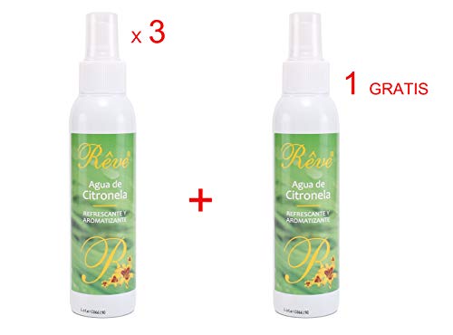 PACK 3 REVE COLONIA CITRONELA 125 ml + 1 REVE COLONIA CITRONELA DE REGALO