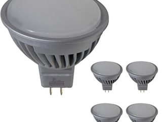 Pack 5x Bombilla LED MR16 12V/24V 7W Regulable. Color Blanco Calido (3000K). 600 Lumenes. 120 grados. GU5.3