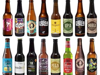 Pack Cata. Cervezas artesanas. 16 botellas x 330ml - 5,28litros. Las mejores marcas. Incluye Virgen Jamonera y 360, premiadas en World Beer Awards ‘21