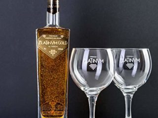 pack ron dominicano Platinvm Gold con dos copas