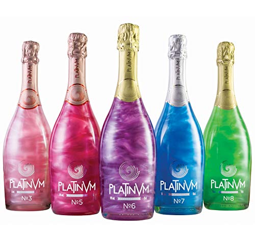 Pack vinos espumosos Platinvm 75cl- ideal Navidad, cumpleaños, carnaval, Halloween, fiesta, celebración, boda, brindis