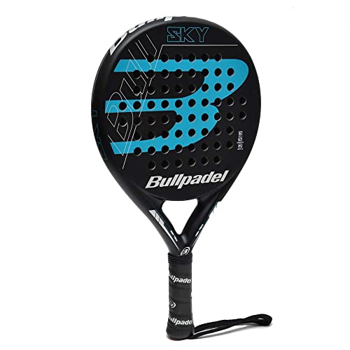 PADEL NUESTRO | Pala de Padel Sky + Overgrip Incluido| Pala de Padel Fabricada en Fibra de Carbono y Fibra de Vidrio + Overgrip - Raqueta de Pádel para Hombre de Nivel Intermedio