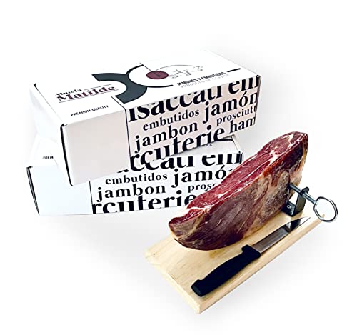 Paletilla de Jamón Serrano Gran Reserva duroc, deshuesado y totalmente pulido (Paletilla + Jamonero)