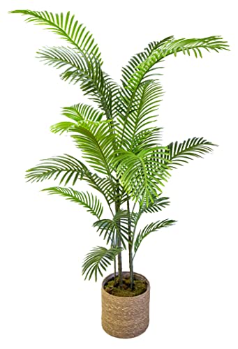 Palmera Artificial, Ideal para Decoración del Hogar u Oficina, Planta, Árbol Artificial (180 cm)