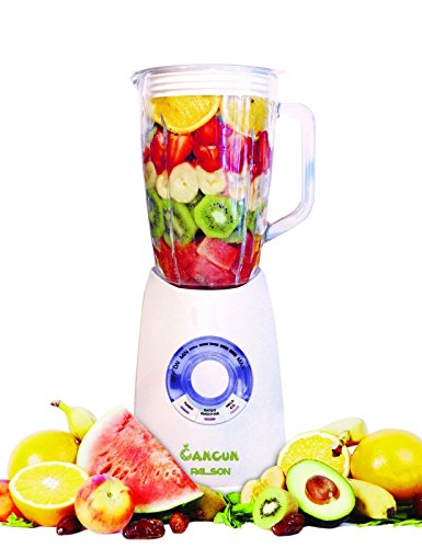 Palson 30986 Batidora de vaso, 1250W, 1,5 litros, Vidrio, Blanco