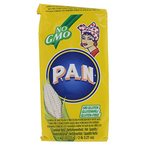 Pan Harina de Maíz Blanco 1 Paquete de 1 kg 1000 g