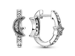 Pandora 299152C01 - Pendientes de plata de ley con circonitas cúbicas