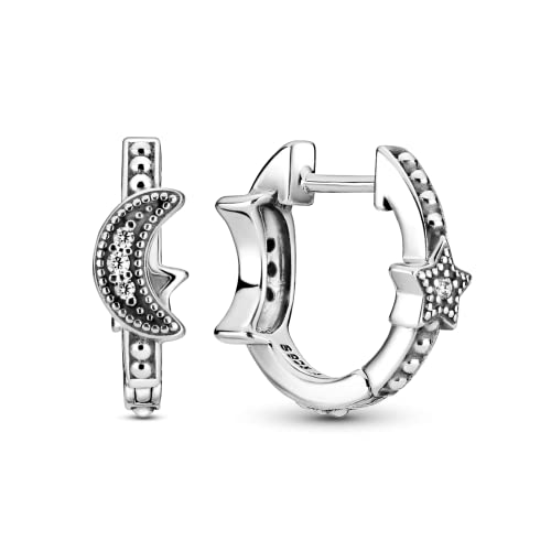 Pandora 299152C01 - Pendientes de plata de ley con circonitas cúbicas