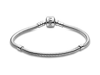 PANDORA 590702HV Moments - Pulsera de Plata de Ley 925 con Cierre de Cuentas, para Mujer, 20 cm