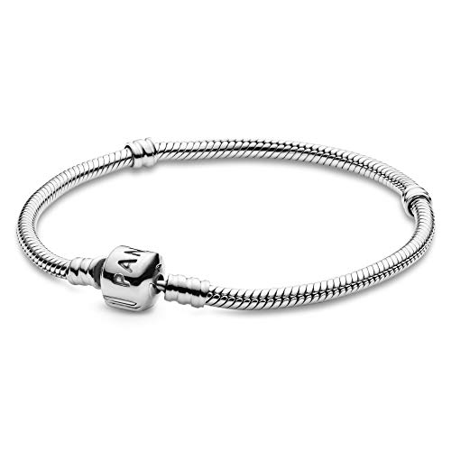 Pandora 59702-23HV - Pulsera de mujer de plata de ley, 23 cm
