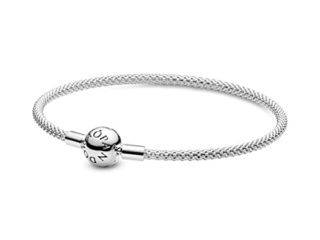 Pandora Pulsera de malla Moments para mujer en plata de ley 596543-19