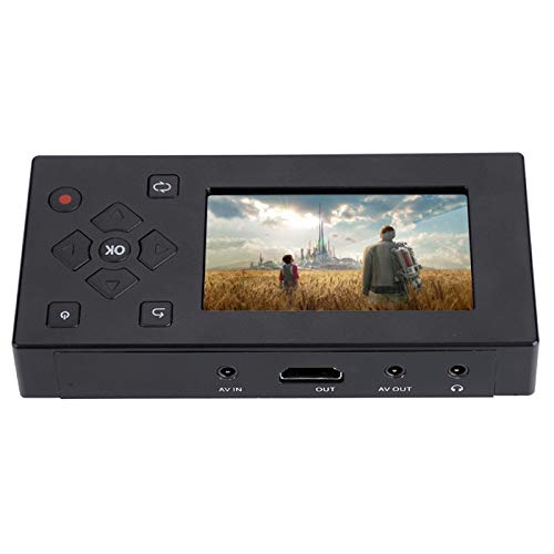 Pantalla Tft De 3" Grabadora Av Convertidor De Audio Y Video Captura De Video Grabadora De Video Para Reproductor De Cd/reproductor De Dvd/reproductor De Cassette/reproductor De Discos/teléfono Móvil