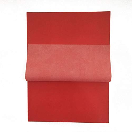 Papel de transferencia de carbono rojo de 100 hojas para copiar | Papel de carbono de alta calidad