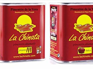 Paprika Ahumado Dulce y CALIENTE 2x70g latas D.O.P. - La Chinata Pimenton- Lo Mejor